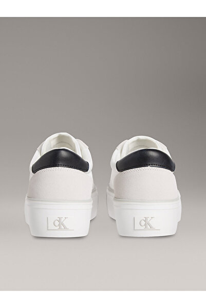 Calvin Klein Logolu Kalın Taban Sneaker Ayakkabı YW0YW0189601W AYAKKABI YW0YW01896 01W