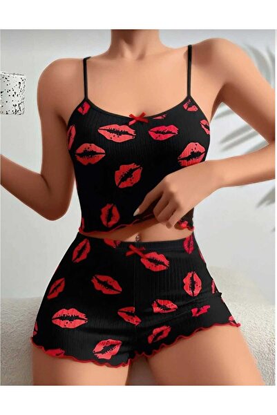 iç ahenk 100 % PAMUKLU YAZLIK RAHAT TERLETMEZ ŞORTLU BABYDOLL PENYE GECE ELBİ...