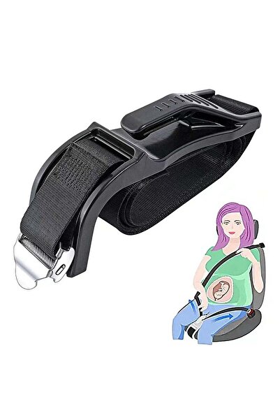 Generic حزام أمان السيارة للحامل، واقي بطن للأمومة، ضروري للأم الحامل