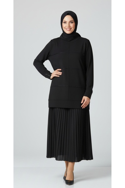 clemence PLİSELİ ETEKLİ TAKIM