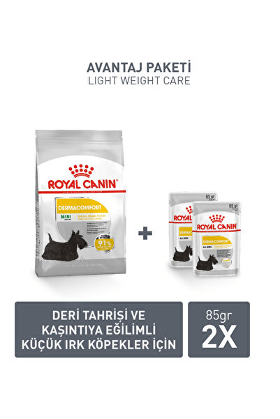 Royal Canin Mini Derma 3 Kg + Mini Derma Loaf 85 gr x 2 Adet Hediye