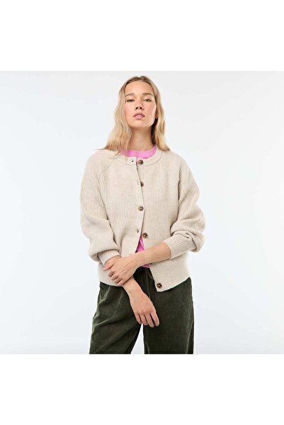 KİABİ Chunky Knit Cardigan GREY