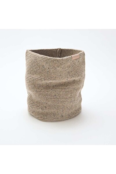 KİABİ Textured knit snood BEIGE