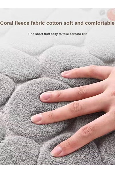 Generic Bathroom mat, quick-drying mat, washable with a rubber bottom, bathroom home decor accessory