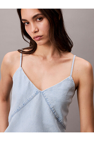 Calvin Klein Kadın Mavi Gömlek