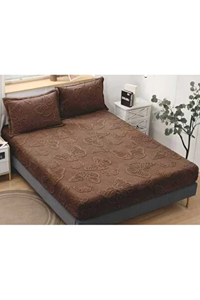 OEM Bed Cover with Elastic, COCOLINO, Butterfly Pattern 180x200+30cm and 2 Pillowcases
