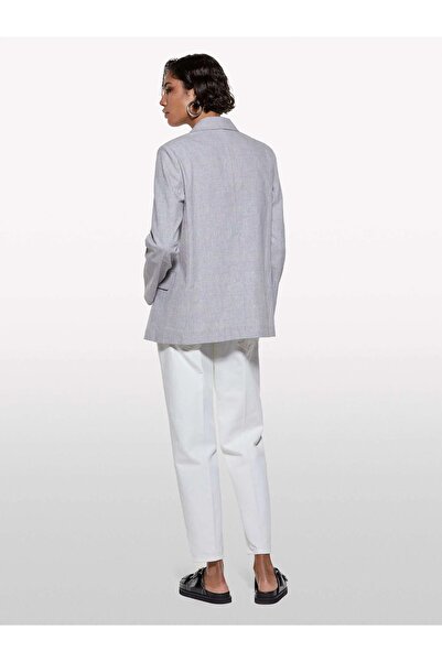 Sisley Women's 100% Cotton Stone Washed Regular Waist Mom Fit Denim Pants 325P4Tfhle04I-Sis674