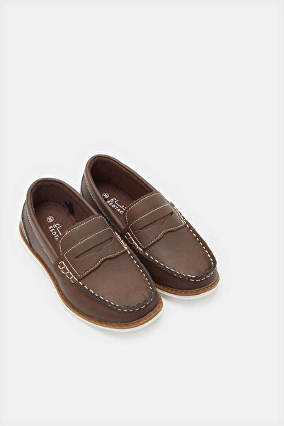 REDTAG Boys Brown Penny Loafer