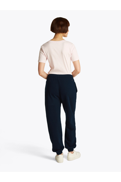 Tommy Hilfiger Women Dark Night Navy Regular Script Sweatpants