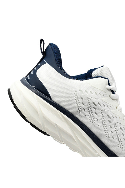 Tmall Women's sports shoes, 0144, lightweight, made of textile material, White with blue