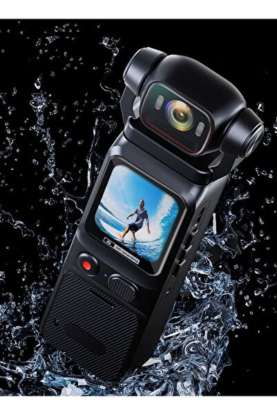 Lowyam 4K Action Camera with 3000mAh Battery, 6-Axis Stabilizer, 1.6" Touch Screen