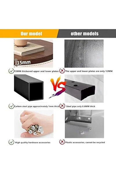 Enjoylifeme End Table, C-Shaped Small Side Table, Adjustable Height 360°Swivel Couch Tables