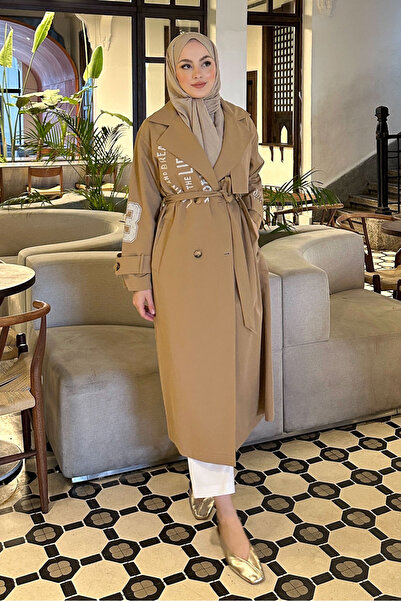 Ovn. Zayne Kol Kemerli Trençkot - Camel