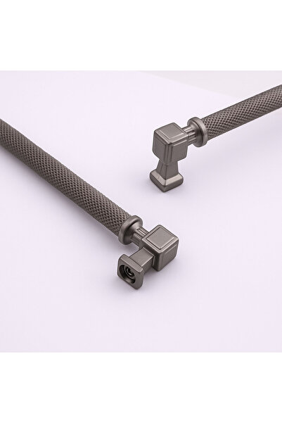 Badem10 Talas Soft Smoked Color Metal Handle 320 mm Serrated Handles Furniture Drawer Cabinet Door Handle Durable