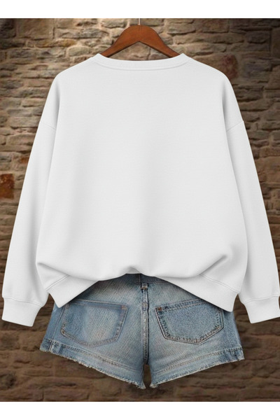 uyguntarz Το unisex σήμερα είναι το φούτερ με λαιμόκοψη με το τέλειο σχέδιο με στάμπα