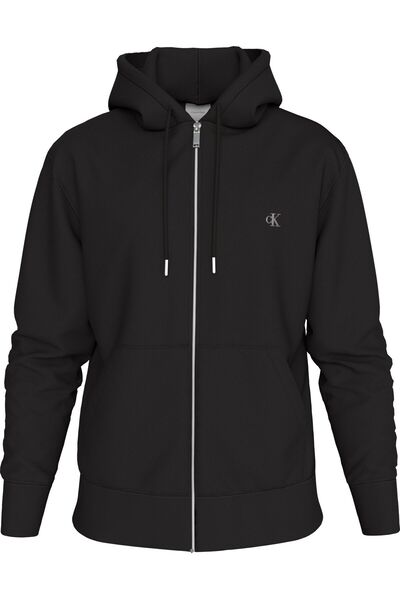 Calvin Klein LS EU 350TERRY MONOGRAM FZ HOODI