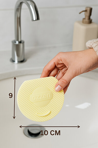 ozzen KREM Lavabo Kötü Koku Giderici Önleyici Silikon Mat Sızdırmaz Lavabo Tı...