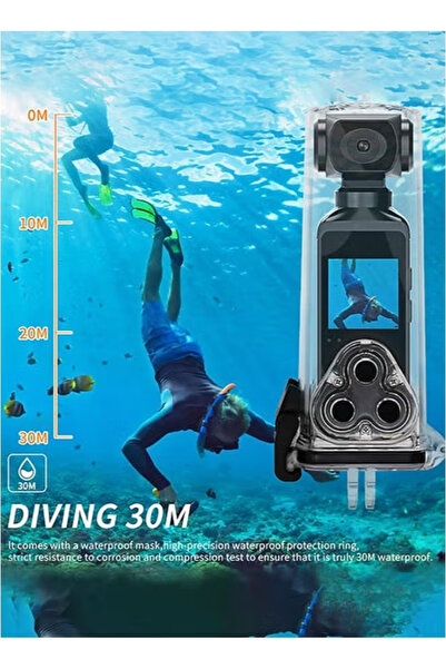 Lowyam Handheld 4K Waterproof Action Camera - 270° Rotating Lens, 1.3" Screen