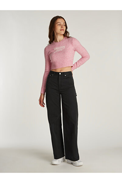 Tommy Hilfiger Women Black Claire Wide Leg Pants