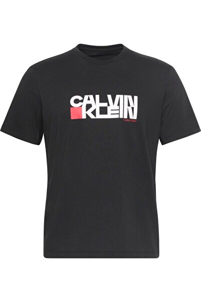 Calvin Klein Logolu Pamuklu Regular Fit Bisiklet Yaka T Shirt LV04RD814GUB1 E...