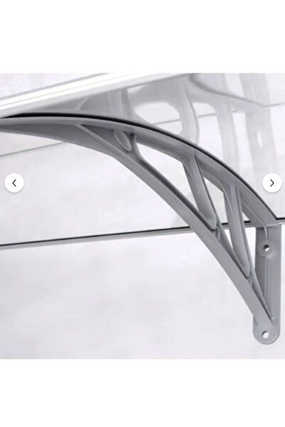 SUNDURMAGROSS Kapı Pencere Üstü Pratik Sundurma 120 X 60 cm Gri