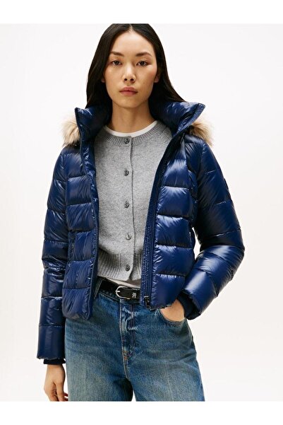 Tommy Hilfiger GLOSS HW DOWN SLIM JACKET W FUR
