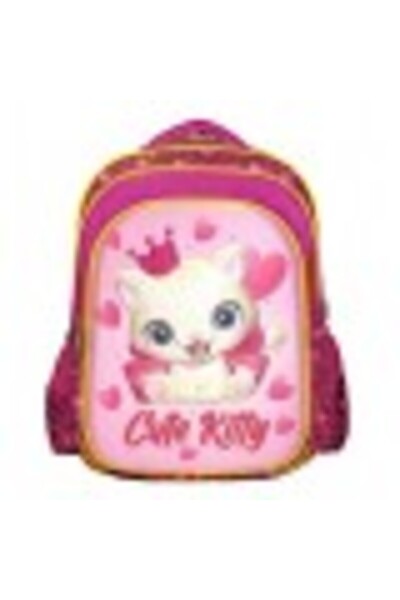 S COOL 3D LED Backpack CUTE KITTY, S-COOL (40x32x19.5 cm)