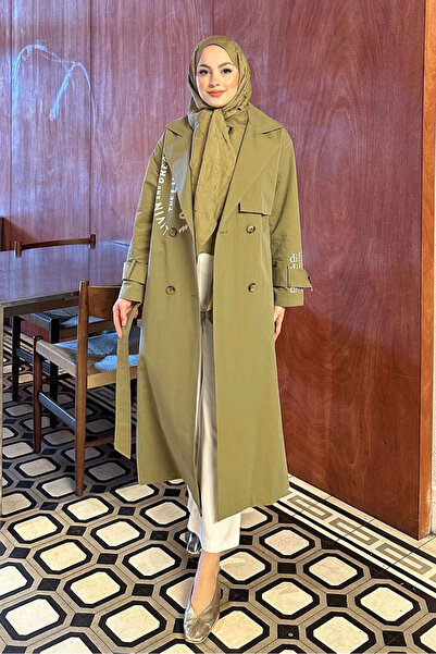 Ovn. Zayne Kol Kemerli Trençkot - Haki
