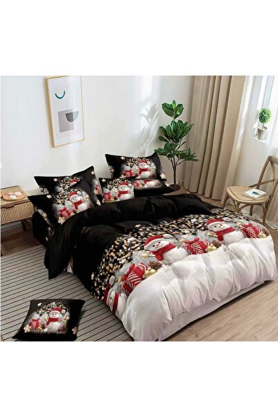 Truva Grup Finet Bed Linen Set "Enchanted Winter" – 6 Pieces, 180 x 200 cm, Finet Cotton