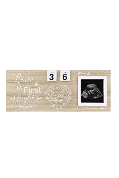Home4U Ultrasound photo frame Waiting for Baby Wood Acrylic