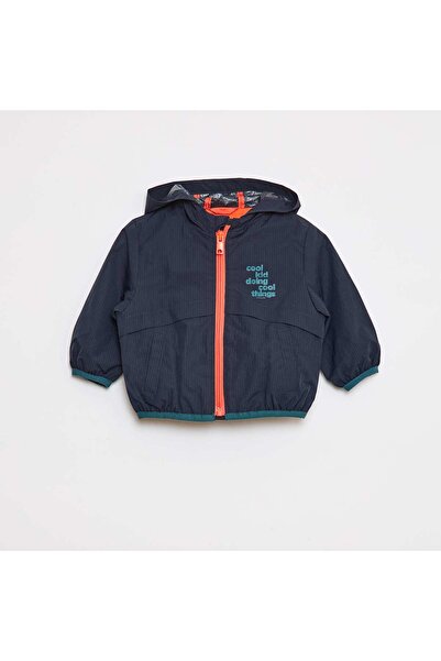 KİABİ Showerproof hooded windcheater BLUE