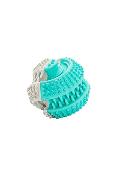 KIDDOG Jucărie pentru câini HipHop Dental Bicolor cu minge de cauciuc cu aromă de mentă 6 cm Verde mentă/Gri