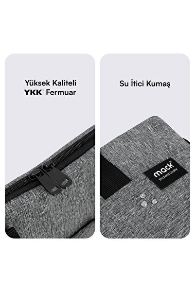 Mack Mcc-702 14.1'' City Fit Notebook Bag Gray