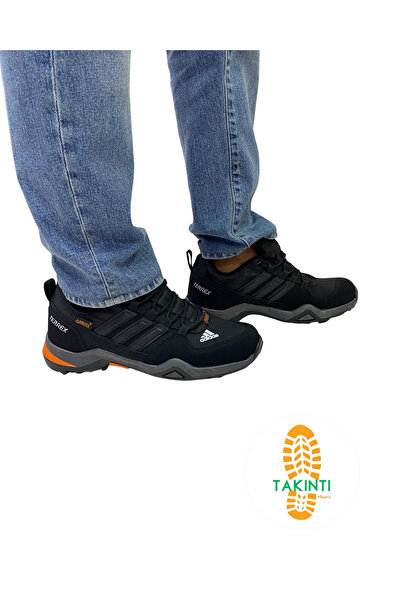 takıntı Siyah Turuncu Outdoor Ayakkabı