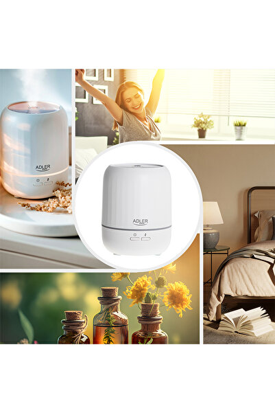 adler Ultrasonic Aroma Diffuser Usb 100ml Tank Capacity