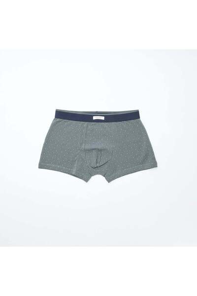 KİABİ Pack of 3 pairs of stretch boxer shorts KHAKI