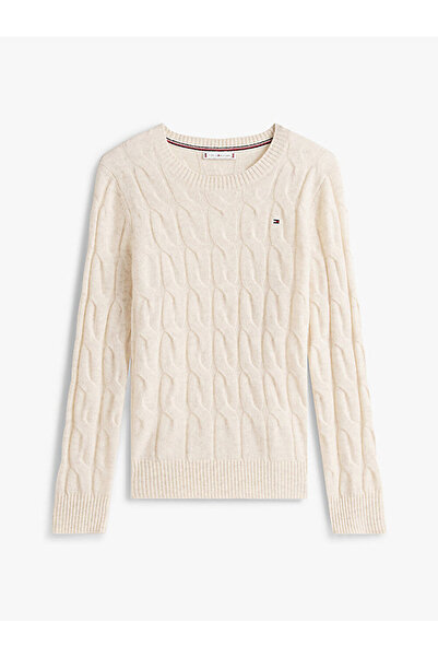 Tommy Hilfiger Cable Knit Soft Wool Sweater