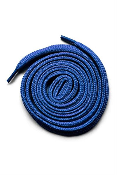 hapshoe Cobalt Blue 1 Pair of Flat Sports Shoelaces, 1 cm Thick