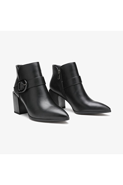 ANGEL BLUE Women's Ankle Boots Made of Eco-Leather CRL0660 Black