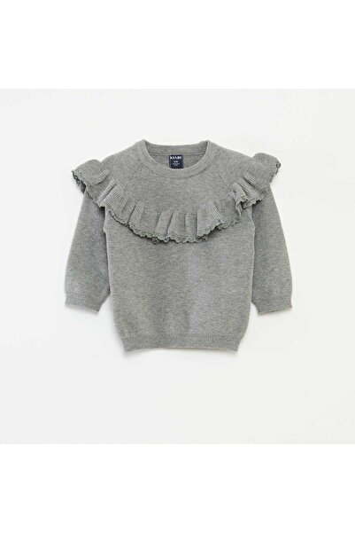 KİABİ Knitted Sweater + Leggings Set GREY