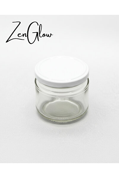 ZenGlow Set of 6 Magnolia Glass Glass Magnolia Pudding Colorful Lid Dessert Cup Bowl Set 330 Cc