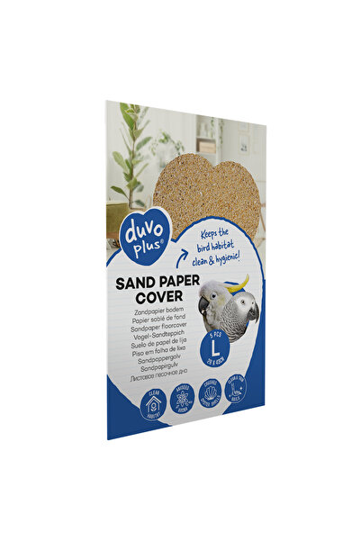 LAROY GROUP Abrasive Paper for Bird Cage, 5 pcs, Size: 28x43 cm