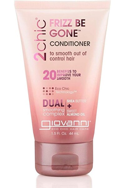 Giovanni 2chic Frizz Be Gone Shea Butter & Sweet Almond Oil Conditioner, Travel Size, 1.5 Ounce