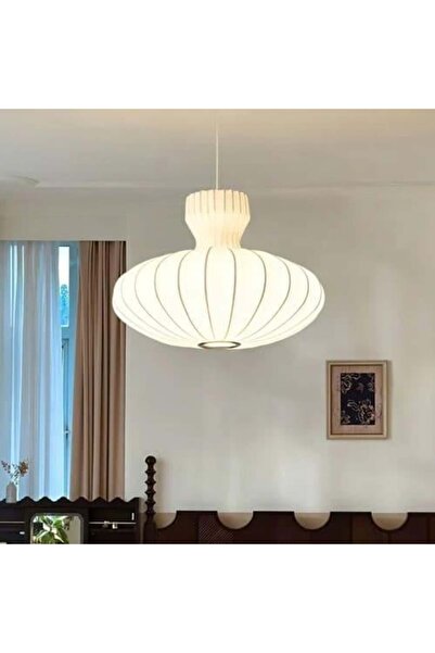 GENERAL Modern Hanging Chandelier - Fabric North Europe Design, 60 cm