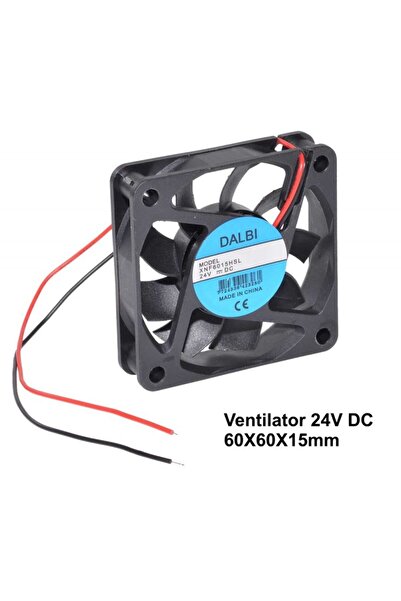 ElectroAZ Axial Fan 24V, 60x60x15 mm, Cooler Type, 2.4W