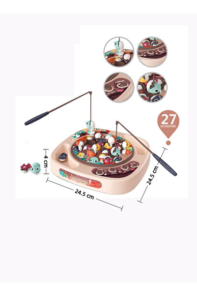 Generic Magnetic fishing toy With lights and music Fishing competition game Educational toys