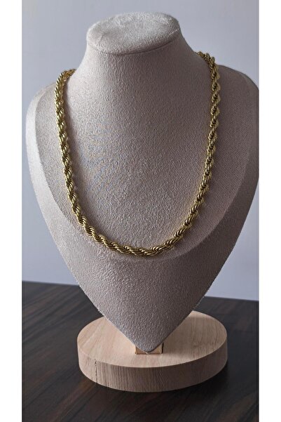 VOBEEYKU قلادة ملتوية سميكة من السلسلة الخاصة (45 سم)