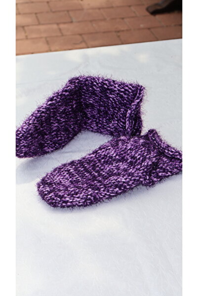 Mersin Alzheimer Derneği Mor renk el Öörgüsü Kırçıllı Parlak Görünümlü Kadın ...