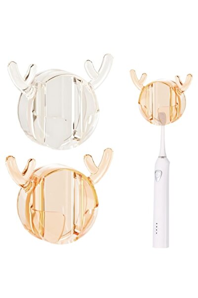 BathFiesta Suport de periuță de dinți montat pe perete, YALiya, în formă de c...