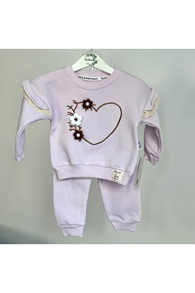 Victorino Set căptușit cu inimă - Liliac